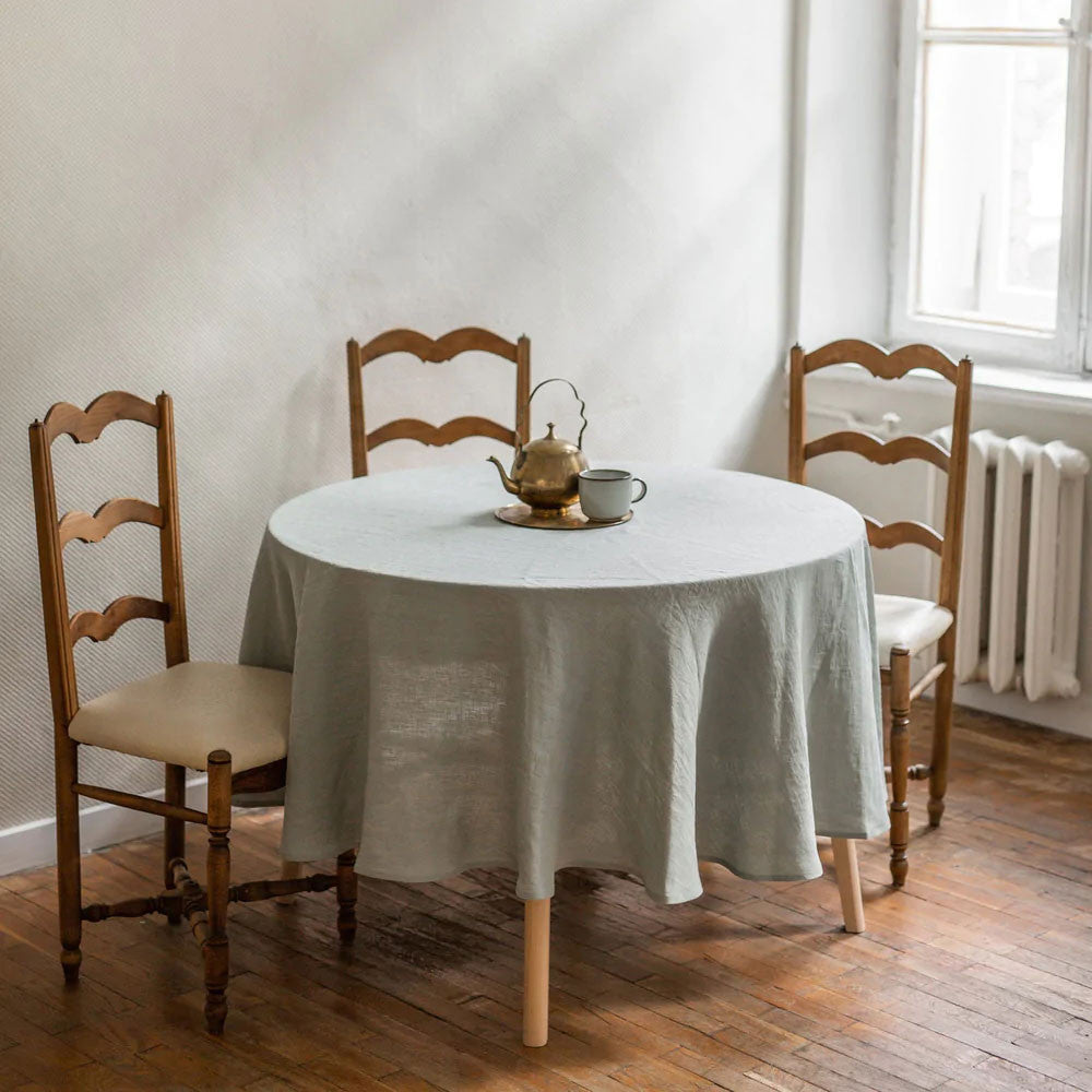 View image full screen Rund dug i hør