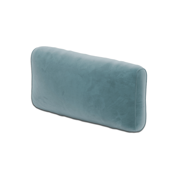 Blød ryghynde på mål i velour - Cloud. - S6017