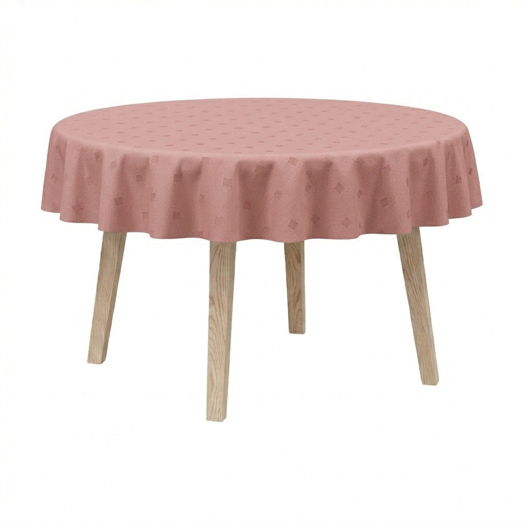 View image full screen Rund dug i egyptisk damask