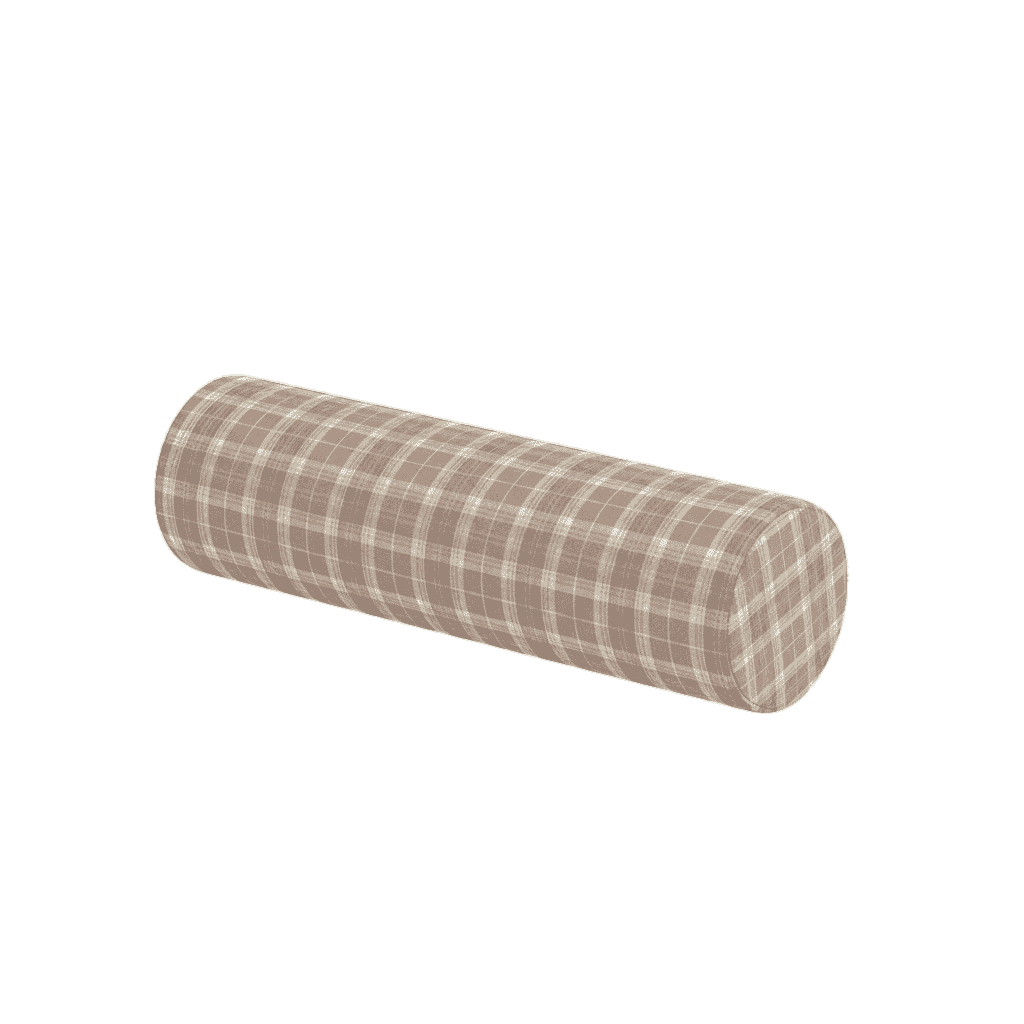 View image full screen Cylinderhynde på mål i mønstret uld