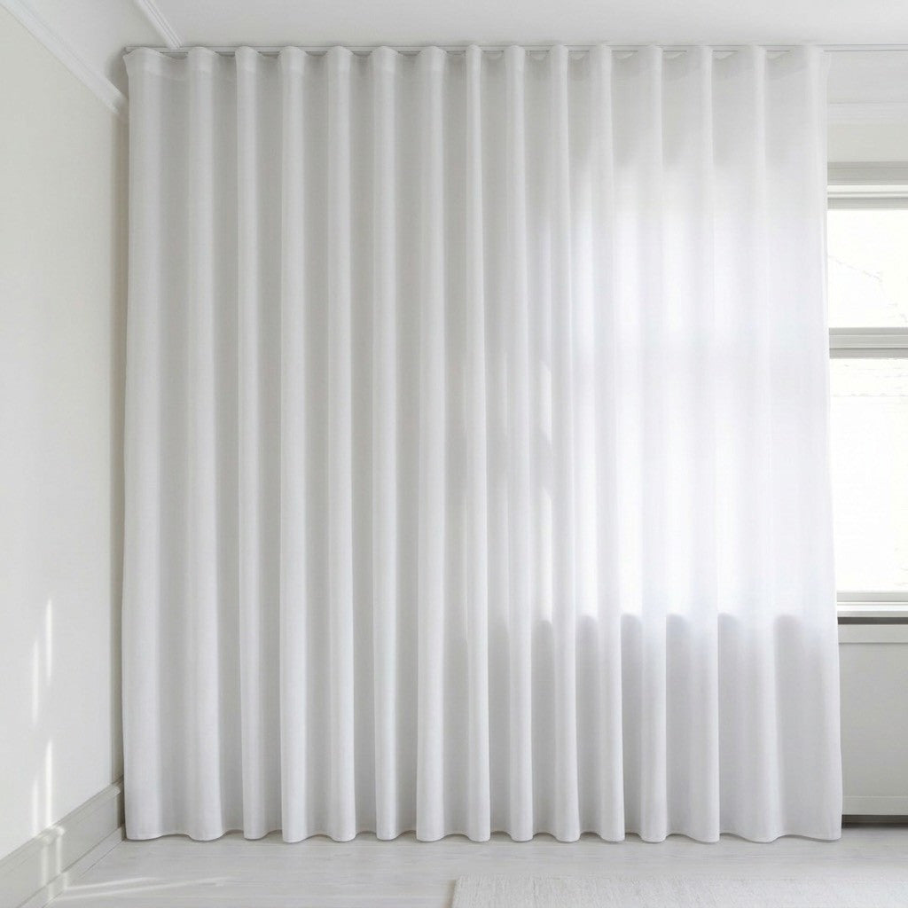 View image full screen Transparent gardin på mål – Silva