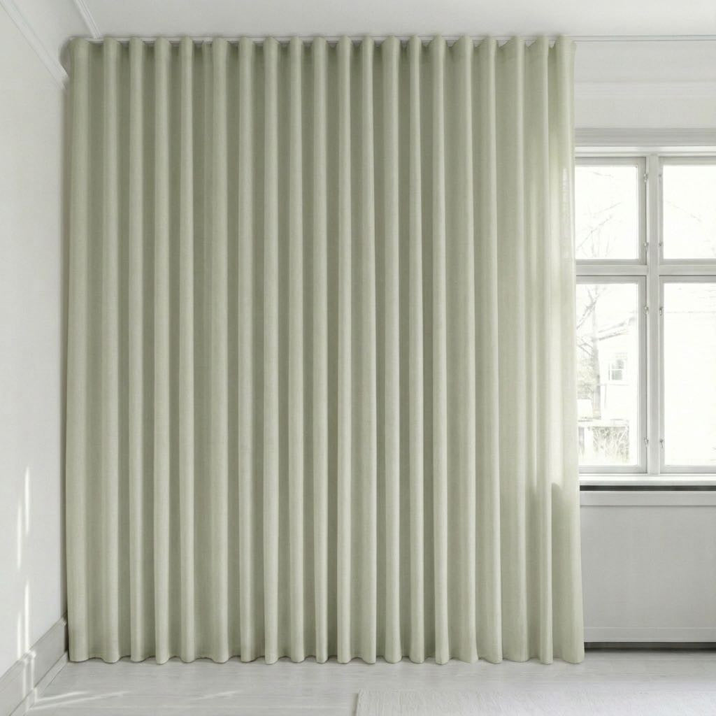 View image full screen Semitransparent gardin på mål – Rooma