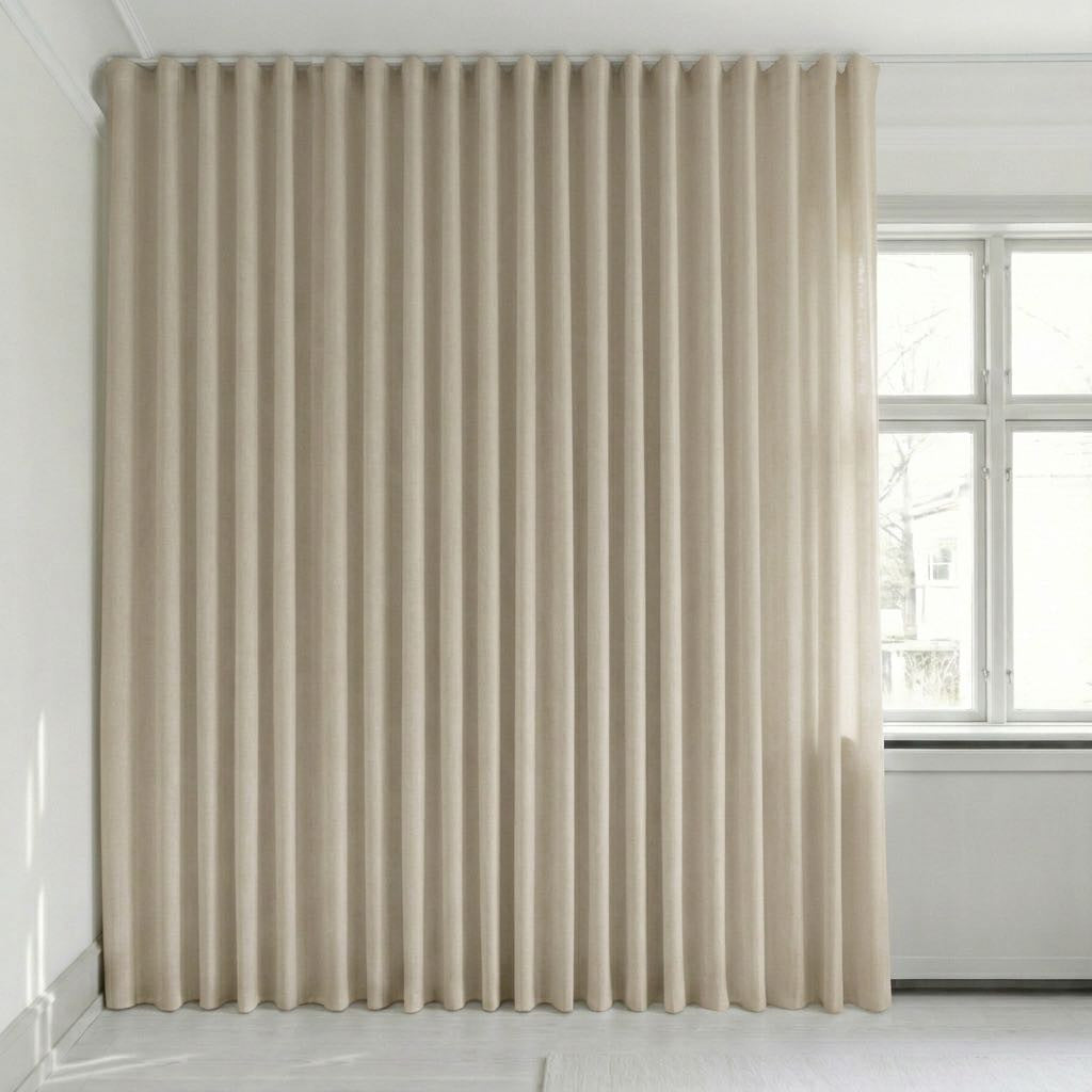 View image full screen Semitransparent gardin på mål – Rooma