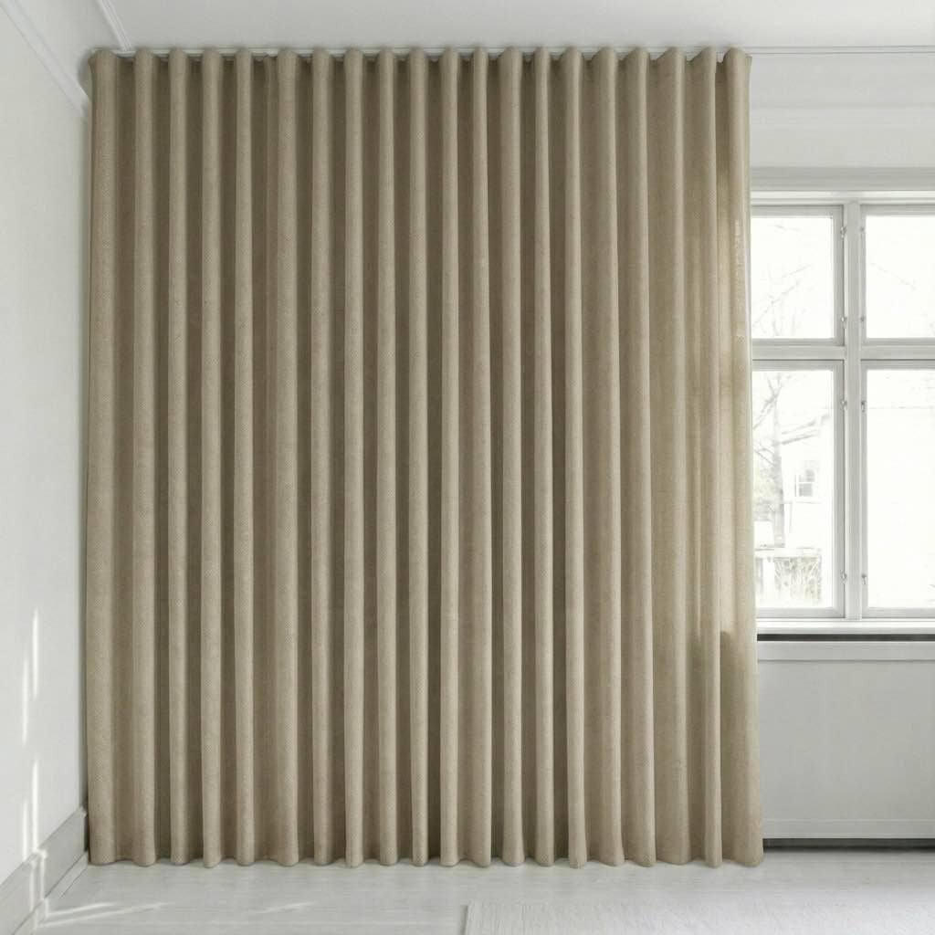 View image full screen Semitransparent gardin på mål – Rina