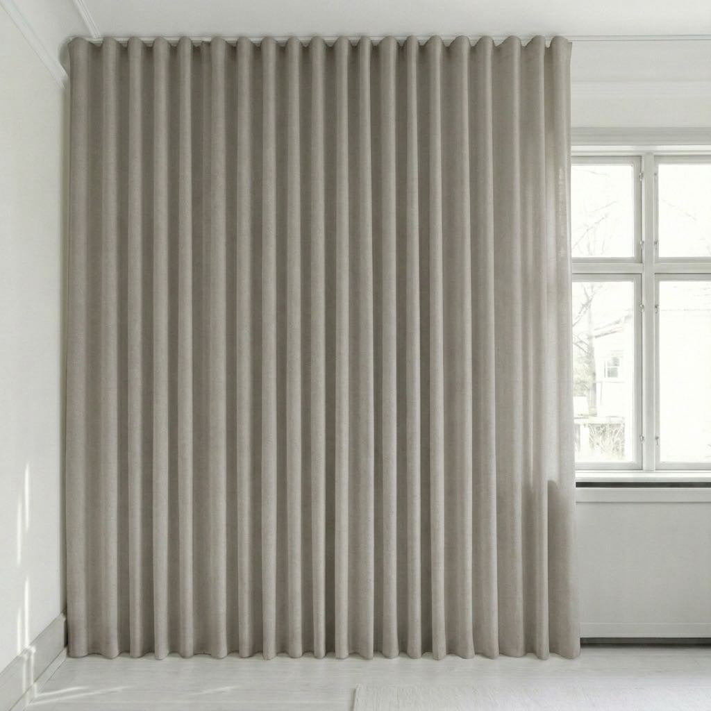 View image full screen Semitransparent gardin på mål – Rina