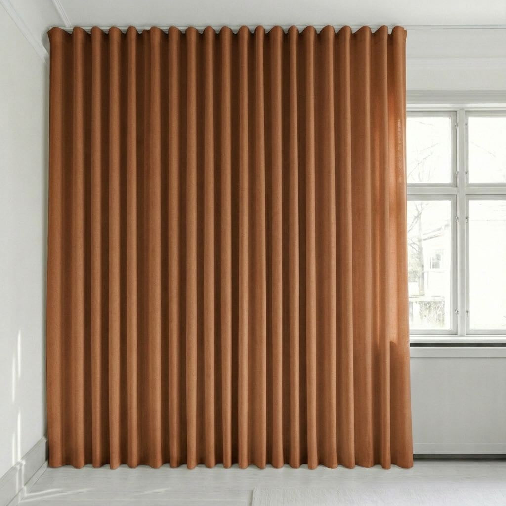 View image full screen Semitransparent gardin på mål – Rina
