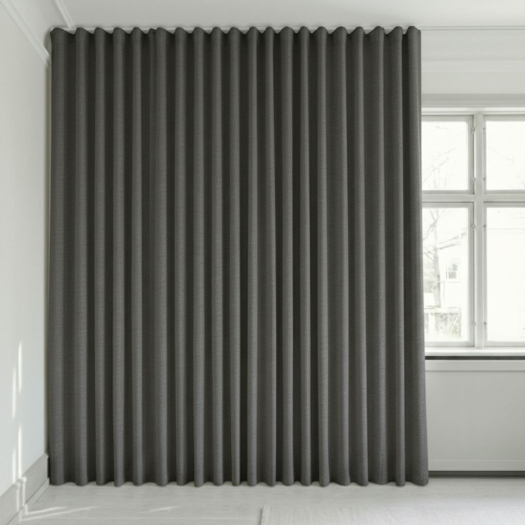 View image full screen Mørklægningsgardin på mål – Veera