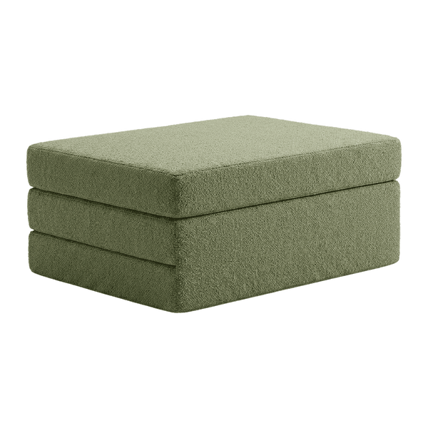 Foldemadras på mål - Dusty green - S8115´