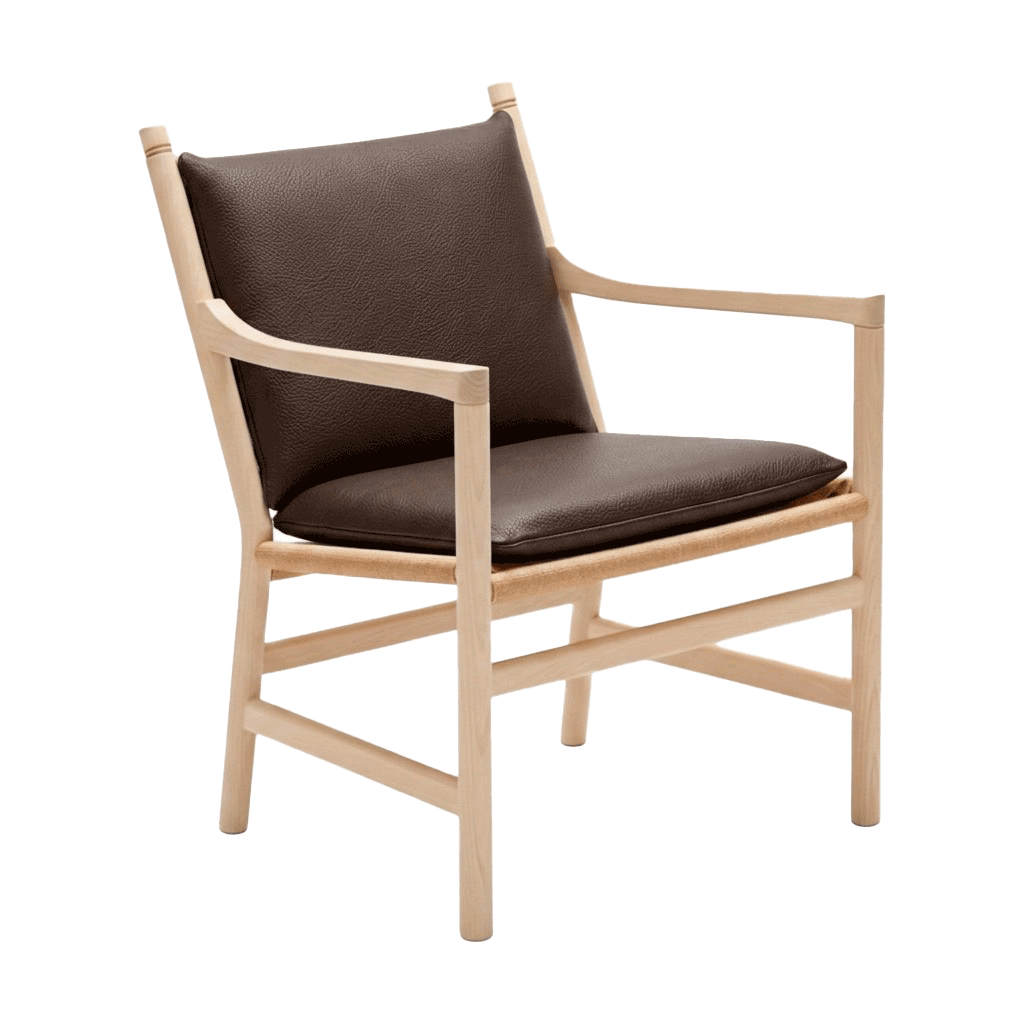 View image full screen Hyndesæt til Wegner CH44 i læder