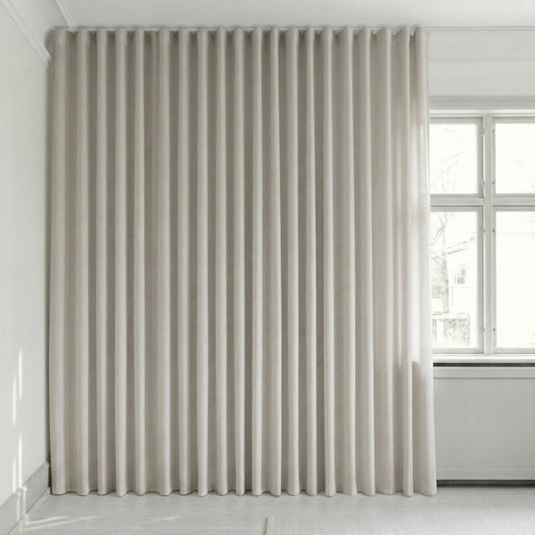 Velourgardin på mål – Bris - Ivory Cream - C2618