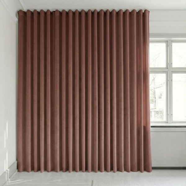 Velourgardin på mål – Bris - Mauve - C2639