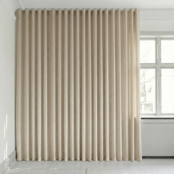 Velourgardin på mål – Bris - Cream - C2632