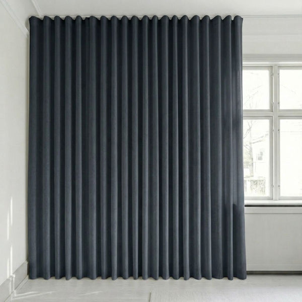 Velourgardin på mål – Bris - Slate Blue - C2601