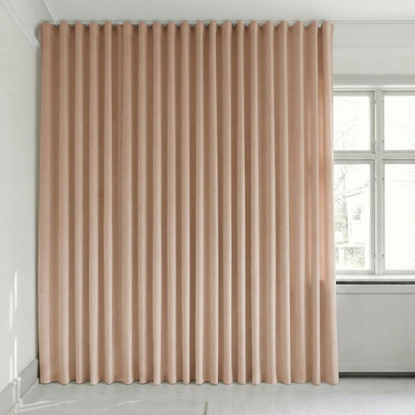 Velourgardin på mål – Bris - Dusty Rose - C2637