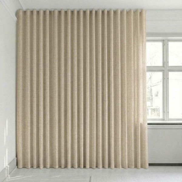 Semitransparent gardin på mål – Disa - Oatmeal Beige - C2421