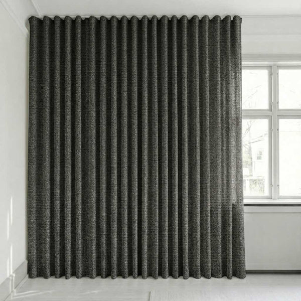 Semitransparent gardin på mål – Disa - Cocoa Brown - C2439