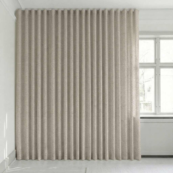Semitransparent gardin på mål – Disa - Straw Beige - C2402