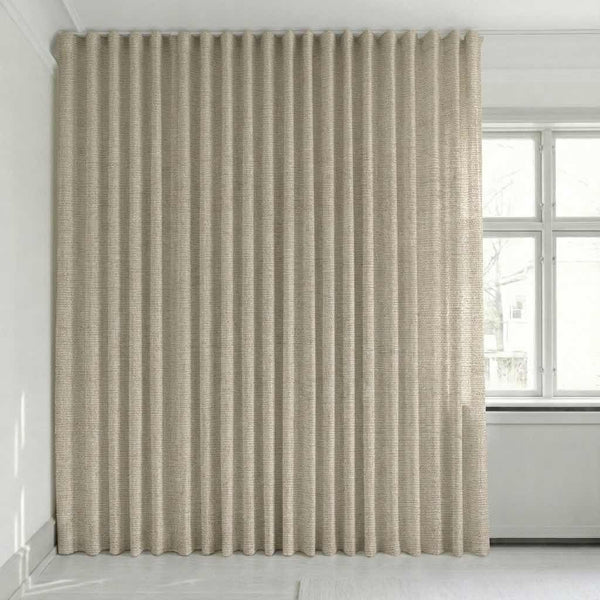 Semitransparent gardin på mål – Disa - Beach Sand - C2403