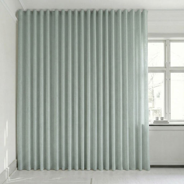 Semitransparent gardin på mål – Disa - Sky Blue - C2410