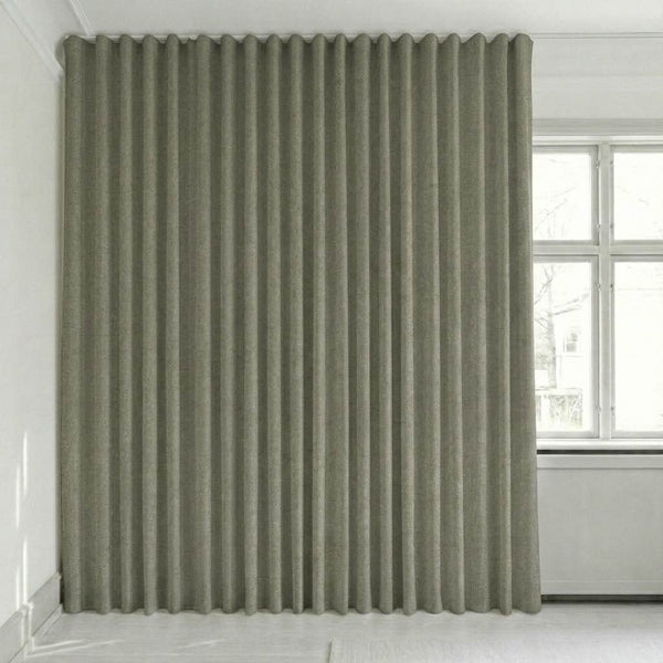 Dimout-gardin på mål – Nysk - Charcoal - C2900