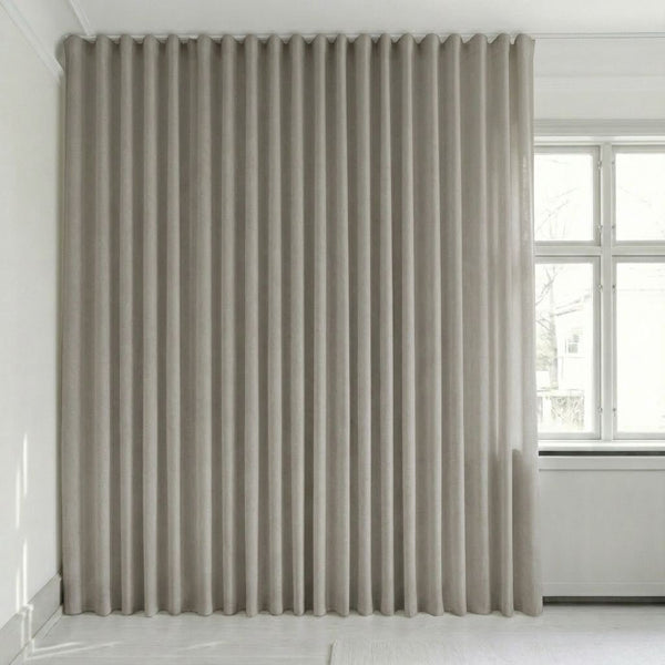 Semitransparent gardin på mål – Rina - Dove Gray - C1908