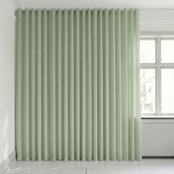 Semitransparent gardin på mål – Rooma - Bark - C1631