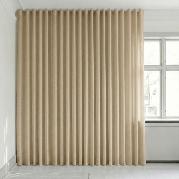 Semitransparent gardin på mål – Rooma - Pale Yellow - C1611