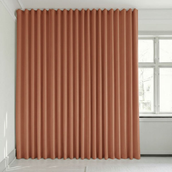 Mørklægningsgardin på mål – Sola - Terra Cotta - C3204