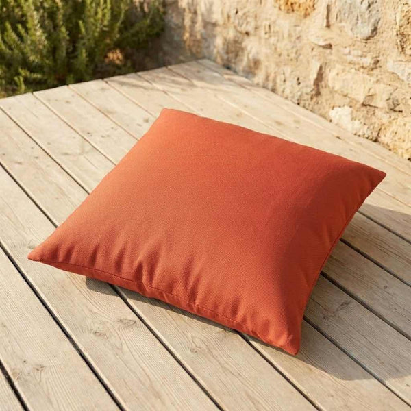 Gulvpude på mål i Sunproof - Tangerine - S5214.