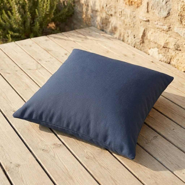 Gulvpude på mål i Sunproof - Denim - S5209.