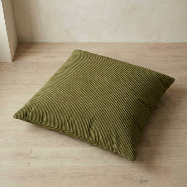 Gulvpude på mål i velvet - Army - S2506