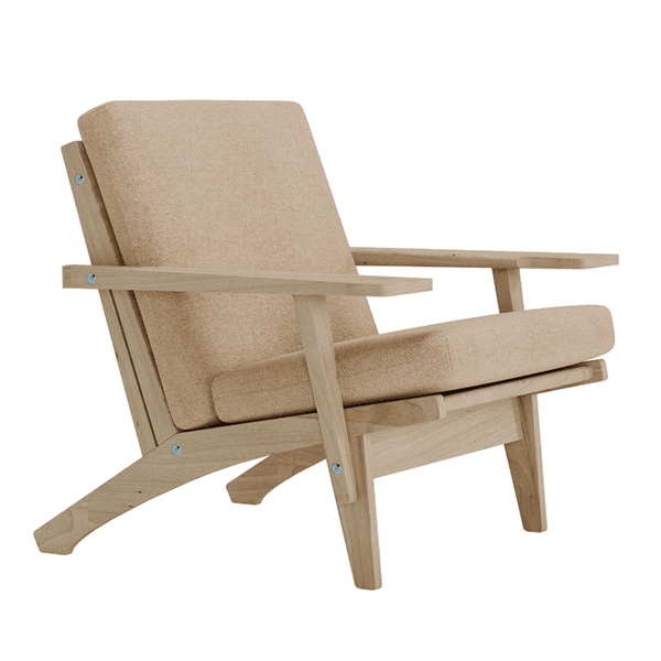 Hyndesæt til Wegner GE 370 i uld - Cameo - S7017