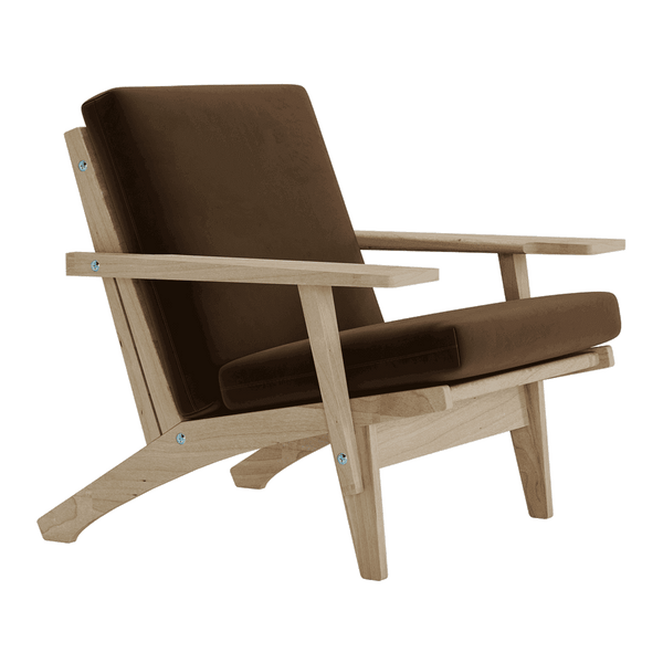 Hyndesæt til Wegner GE 370 i velour - Nut - S6009.