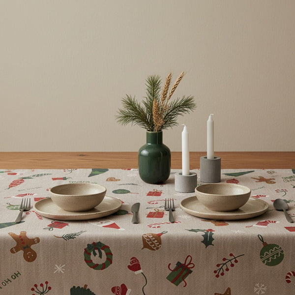 Juledug med motiv - Xmas Decoration Mix