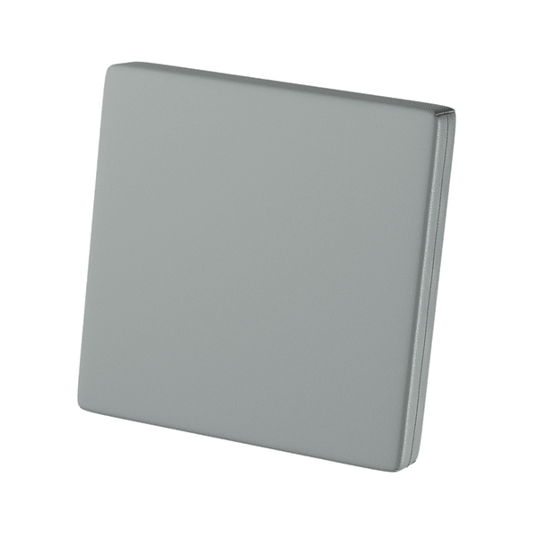 Ryghynde på mål i kunstlæder - Aluminium - S3104.