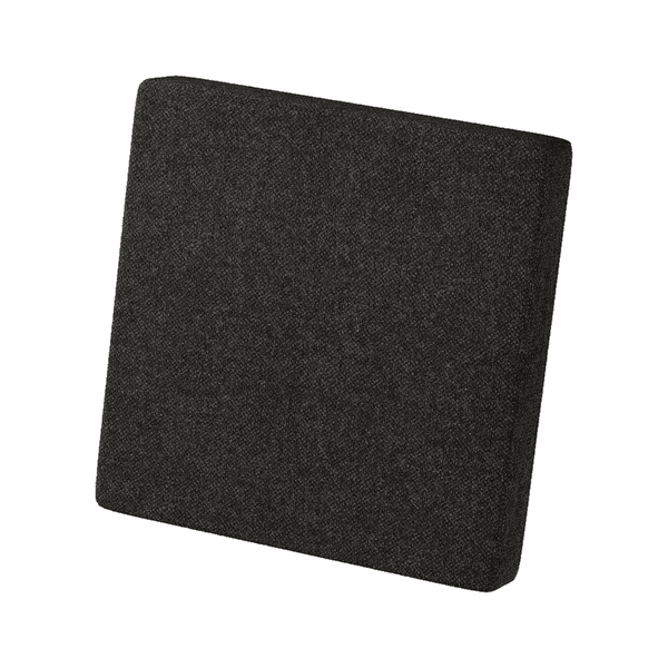Ryghynde på mål i uld - Charcoal - S7013,