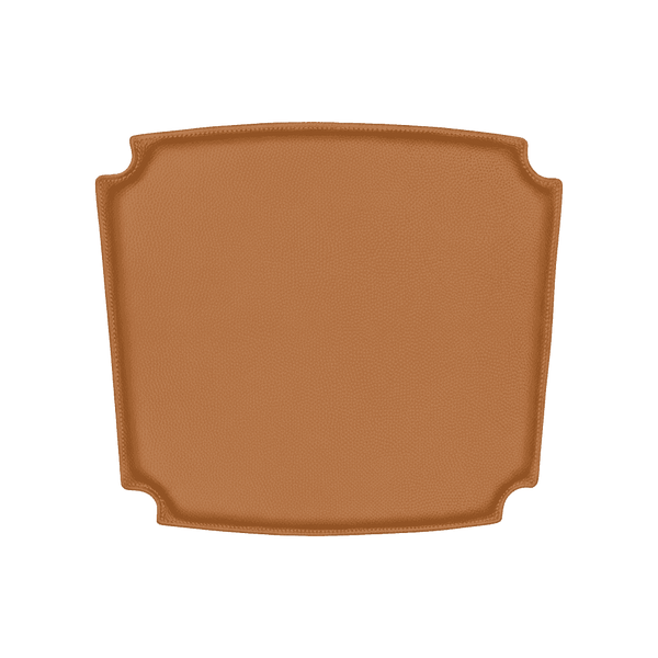 Blød læderryghynde på mål - Cognac - S3000´