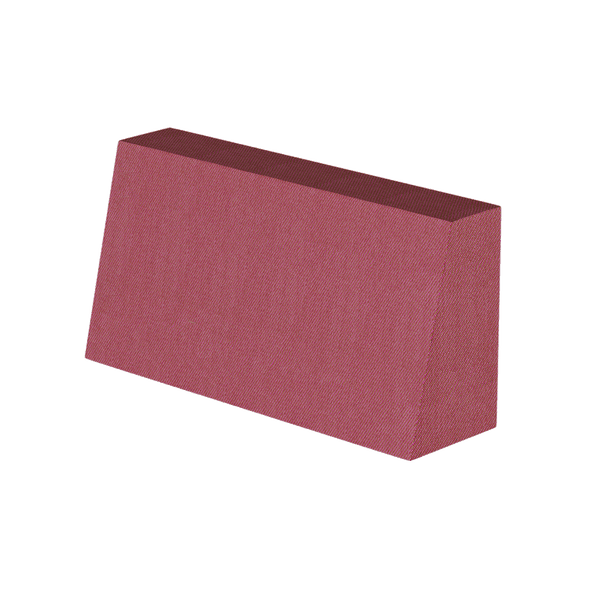 Skrå ryghynde på mål i Sun - Crimson - S4259