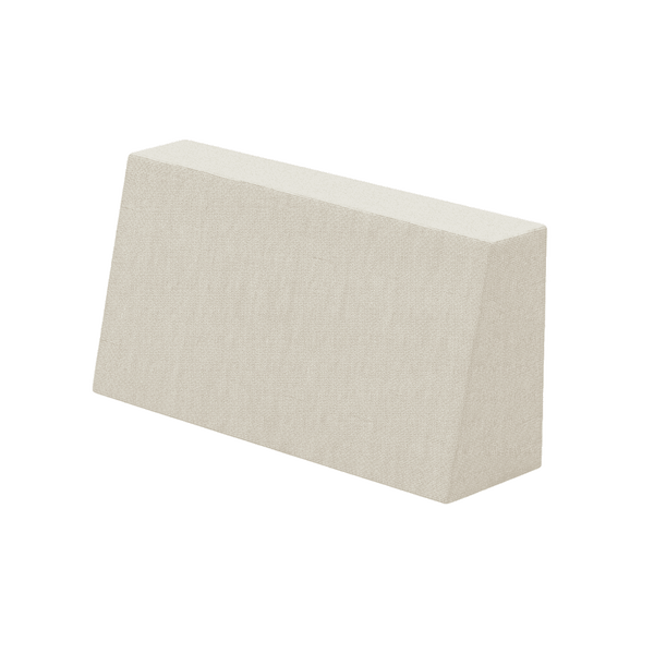 Skrå ryghynde på mål i Cosy - Beige - S8102