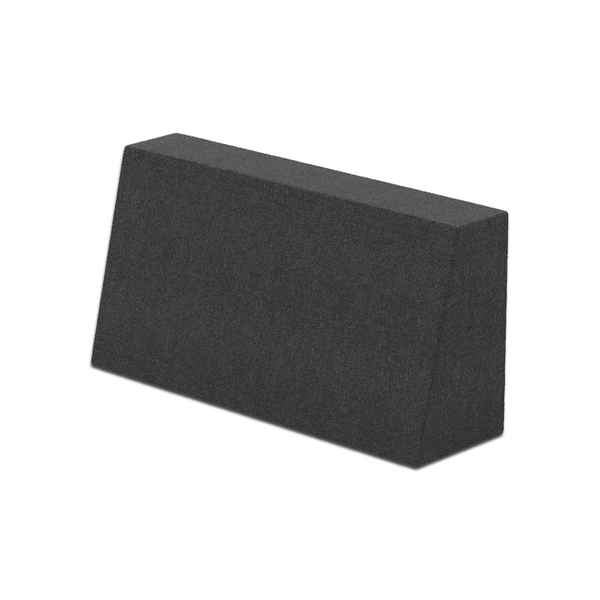 Skrå ryghynde på mål i uld - Charcoal - S7013-