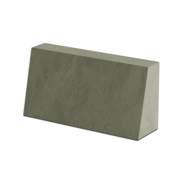 Skrå ryghynde på mål i velour - Chrom - S6012..