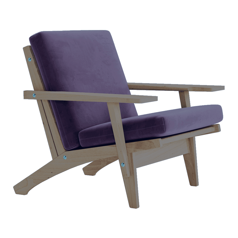 Hyndesæt til Wegner GE 370 i velour
