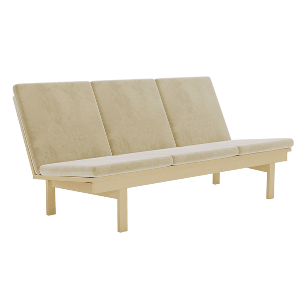 Hyndesæt til Wegner GE 240/290 i velour - Velour - Sand - S6002.