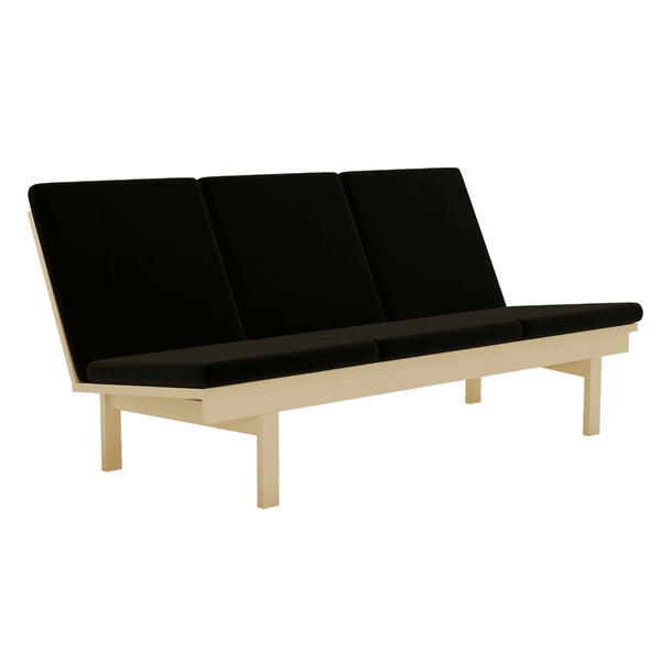 Hyndesæt til Wegner GE 240/290 i velour - Velour - Black - S6014.