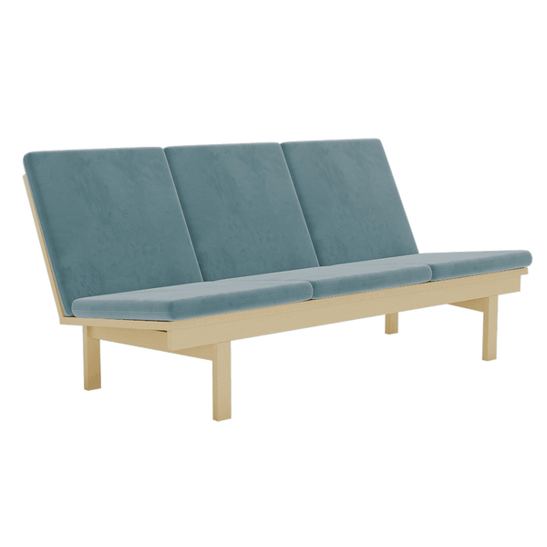 Hyndesæt til Wegner GE 240/290 i velour - Velour - Cloud - S6017.