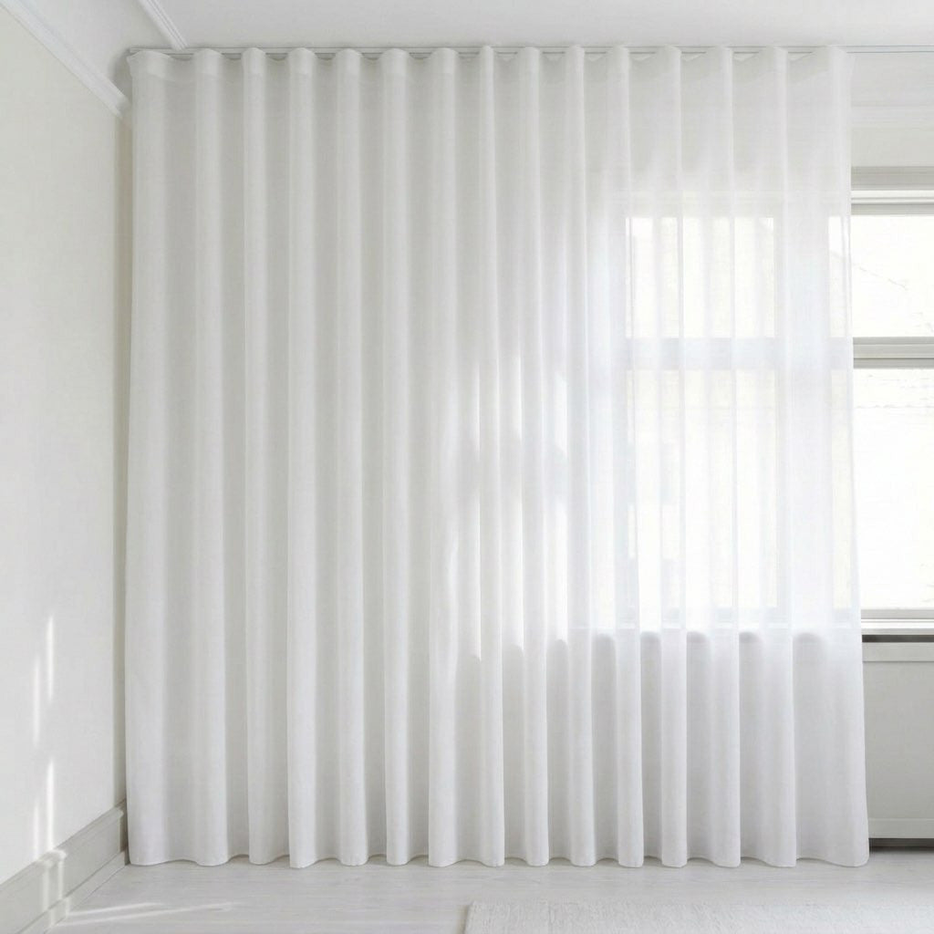 Transparent gardin på mål – Silva