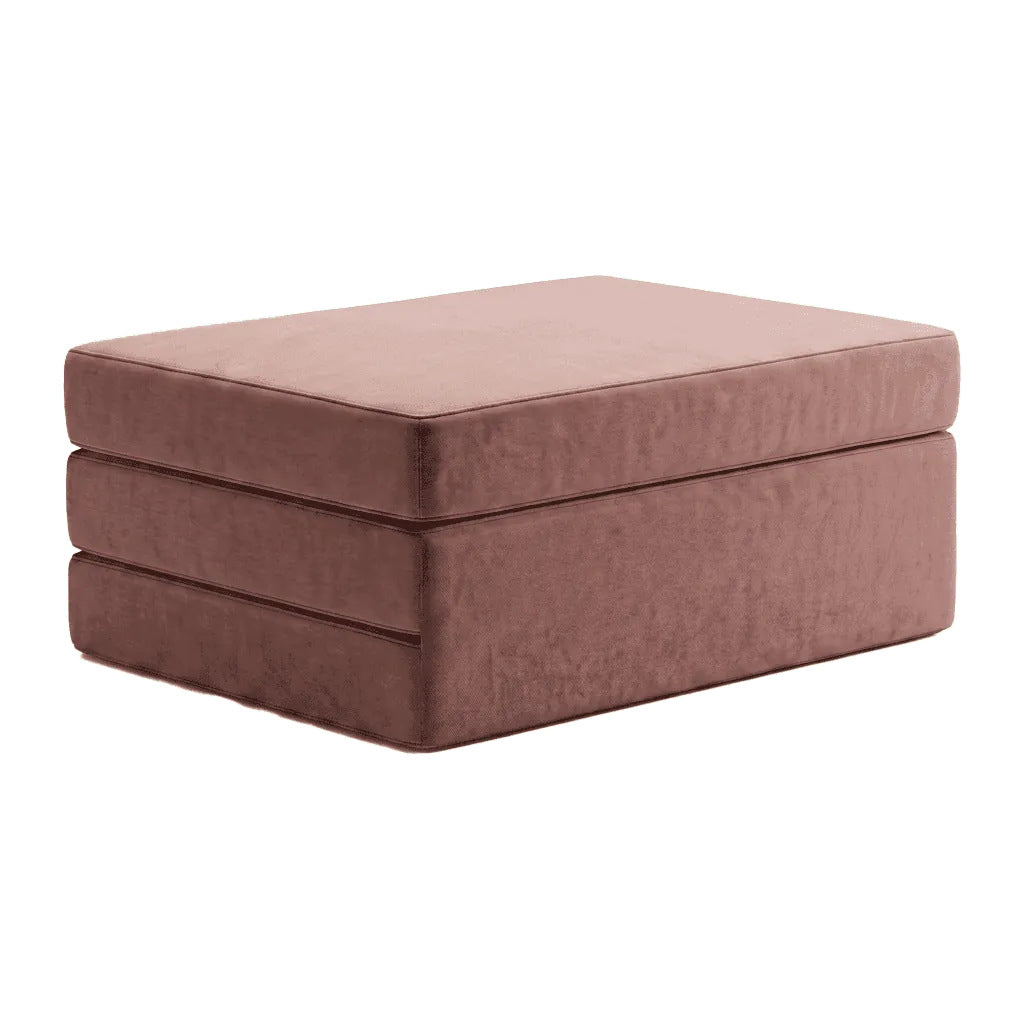 Foldemadras på mål i velour