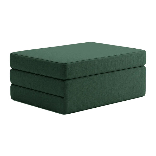 Foldemadras på mål i velour - Forest - S6019