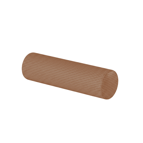 Cylinderhynde på mål i mønstret uld - Apricot Orange - S7104´