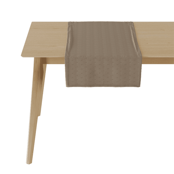 Bordløber i egyptisk damask - Nutmeg brown - D1052-